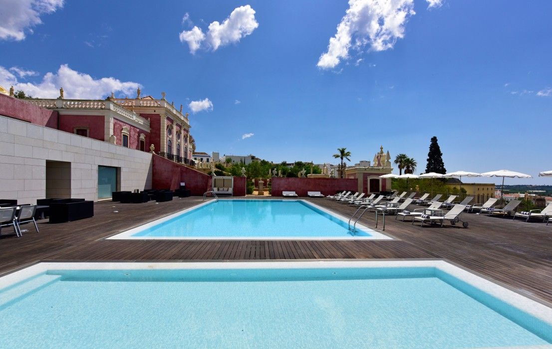 Pousada Palacio De Estoi - Small Luxury Hotels Of The World Bagian luar foto The swimming pool